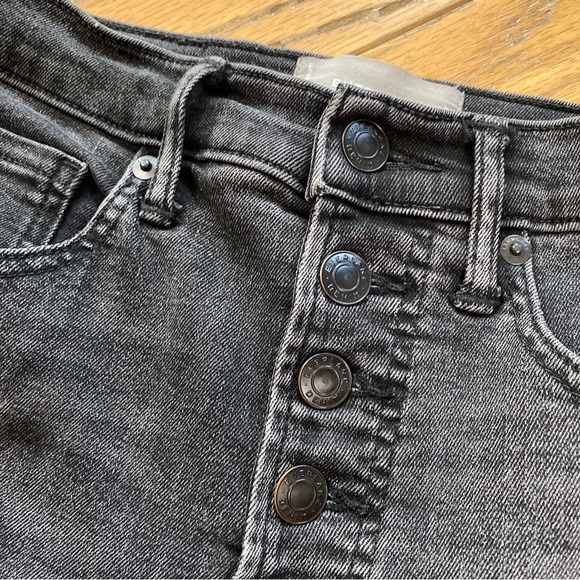 Everlane The High Rise Skinny Jean in Washed Black Size 26 - Picture 2 of 7